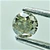 NATURAL ROSE CUT DIAMONDS Naturale Vero Diamante 0.12tcw 3.2 MM Verdastro Giallo Rotondo Brillante Cut Per