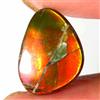Gemstonedesire 5,20 ct. 100% naturale multi fuoco ammolite fantasia cabochon 11 x 15 x 3 mm ...