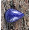 Lapis Lazuli Afghanistan Con Fiocchi Dorati 28,20 Ct 25 mm Cabochon A Goccia
