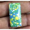 22.80 CT Naturale Multicolore Turchese Smeraldo Loose Gemma Certificato T9639
