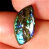 Gemstonedesire 5,65 ct. 100% naturale multi fuoco ammolite fantasia cabochon 9 x 15 x 3 mm p...