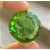AAA+ 80 Ct. Peridoto Verde Traslucido Sfaccettato Taglio Rotondo Naturale Gemma