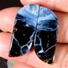Gemstonedesire 31,50 ct.100% naturale Super Blue Pietersite coppia fantasia cabina 18x26x3 m...