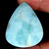 Gemstonedesire 69,40 ct 100% naturale design blu cielo Larimar Pear Cab 30 x 38 x 7 mm pietr...