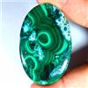 Gemstonedesire 119,60 ct .100% naturale grande malachite crisocolla ovale cabina 35 x 54 x 5...