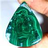 Gemstonedesire 140,70 ct .100% naturale grande malachite crisocolla pera cabina 43 x 58 x 5 ...