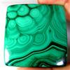 Genstonedesire Cabina cuscino in malachite di design verde naturale 202,10 ct 42 x 44 x 7 mm...