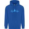 lovetshirts Felpa Da Uomo Divertente Con Capitano ECG In Cotone All'80% Per Vela E Barca