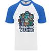 Fruit of the Loom Dungeon & Furetti Gioco di Ruolo Giochi RPG DA UOMO S/S Baseball T-Shirt