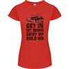 Gildan Get In Sit Down 4X4 Off Roading Road Divertente T-Shirt Donna Taglio Petite
