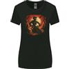 Gildan T-Shirt Donna A Manica Larga Skull Biker Moto Halloween 25