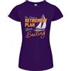 Gildan Pensione Plan Vela Marinaio Barca Divertente Donna Minuta Taglio T-Shirt