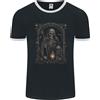 Fruit of the Loom T-Shirt Ringer Da Uomo Goth Grim Reaper Teschio Heavy Metal 6 FotL