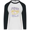 Fruit of the Loom Future Mommy Nuovo Baby In Corso Gravidanza Maglietta Baseball L/S Uomo