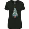 Gildan T-Shirt Da Donna A Taglio Più Largo Per Natale Calcio Albero Xmas Soccer Footy