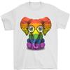 Gil dan Lgbt Elefante Gay Pride Giorno Consapevolezza T-Shirt 100% Cotone