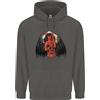 Awdis Felpa Con Cappuccio Devil Woman Guitar Death Heavy Metal Rock Per Bambini