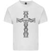 Gildan Un Gotico Teschio E Tentacles su Una Croce Uomo Cotone Leggero T-Shirt