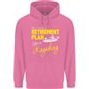 lovetshirts Piano Di Pensionamento I Programma Di Kayak Felpa Da Uomo In Cotone All'80%