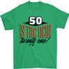 Gildan T-Shirt Divertente Per Uomini Del 50° Compleanno 50 È Il Nuovo 21 100% Cotone