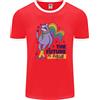 Fruit of the Loom LGBT Bradipo Il Futuro È Uguale Gay Pride Maglietta Ringer Uomo FotL