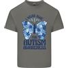 Gildan Indosso Blu Per L'Autismo Farfalla Bambini Autistici T-Shirt