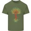 Gildan T-Shirt In Cotone Leggero Per Uomo Con Albero Di Yoga E Meditazione