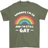 Gil dan Ho 60 Anni E Sono Ancora Gay T-Shirt LGBT Uomo 100% Cotone