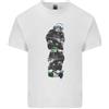 Gildan Scimmia Musica Ghetto Blaster Rétro Divertente Uomo Cotone Leggero T-Shirt