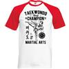 Fruit of the Loom Taekwondo World Champion Uomo Arti Marziali T-Shirt Allenamento Mma Gara