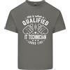 Gildan Un Qualificato It Technician Looks Like Uomo Cotone Leggero T-Shirt