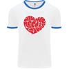 Fruit of the Loom Tutto Ciò Di Cui Hai Bisogno È Amore Cuore Pace Maglietta Ringer Da Uomo