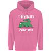 lovetshirts T-Rex Odia I Push Up Felpa Divertente Per Uomini In Cotone 80%