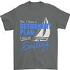 Gildan Pensione Plan Vela Marinaio Barca Divertente T-Shirt 100% Cotone Di