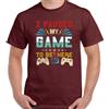 Gildan I Paused il Mio Gioco To Be Here T-Shirt Gamer PS4 Xbox Controller PC Maglia