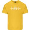 Gildan T-Shirt Per Bambini 4X4 Heart Beat Pulse Off Road