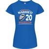 Gildan T-Shirt Petite Da Donna Per Il 20° Anniversario Di Matrimonio