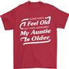 Gil dan My Zia È Anziani 30th 40th 50th Compleanno T-Shirt 100% IN Cotone