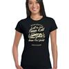 Donna Hot Rod T-Shirt Divertente Let The Buono Tempi Rotolo Classico Auto Parti