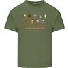 Gildan Evolution Of Musica Giocatori Vinile MP3 CD Uomo Cotone Leggero T-Shirt
