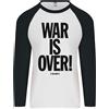 Fruit of the Loom La Guerra È Finita Se Lo Vuoi Maglietta Baseball Lunga Manica Uomo John Lennon