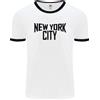 Fruit of the Loom T-Shirt Ringer Da Uomo Indossato Da John Lennon Di New York City