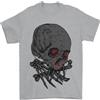 Gil dan Crying Blood Skull Maglietta Uomo 100% Cotone