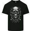 Gildan T-Shirt Motociclista Teschio Meccanico Auto Bambini Ragazzi Ragazze