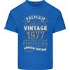 Gildan Maglietta In Cotone Leggera Da Uomo Premium Vintage 49° Compleanno 1977