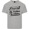 Gildan Mio Padre È Anziani 30th 40th 50th Compleanno Uomo Luce T-Shirt