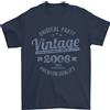 Gildan T-Shirt Da Uomo Vintage Per Il 20° Compleanno Del 2006 In 100% Cotone Blu Navy