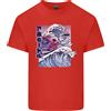 Gildan T-Shirt Leggera In Cotone Per Uomo Surfista Axolotl