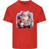 Gildan Maglietta Leggera In Cotone Con Design Tradizionale Di Babbo Natale Per Uomo