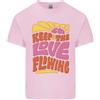 Gildan T-Shirt Bambini Keep The Love Flowing Divertente Hippy Pace Anni '60
